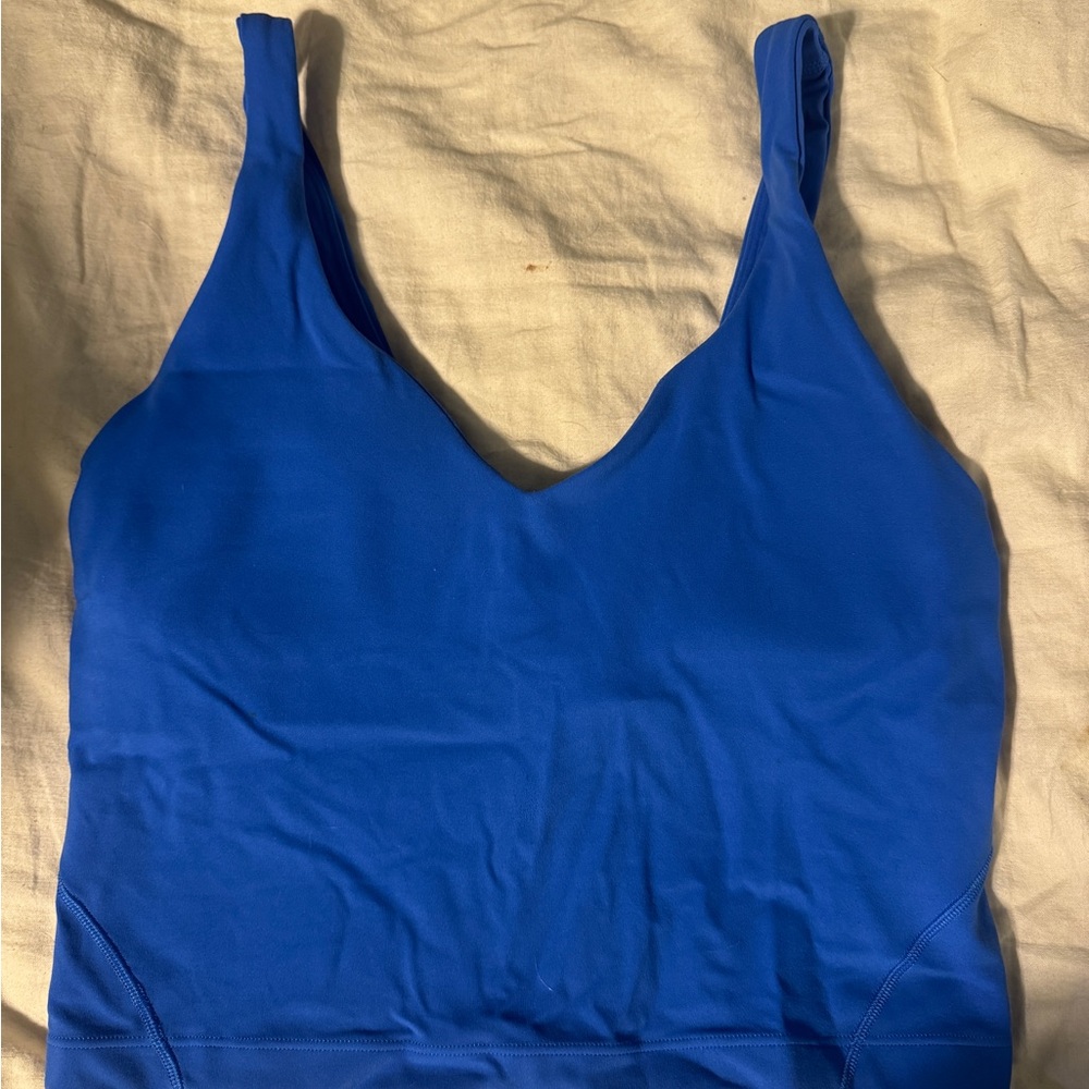 lululemon athletica Blue Tank Top